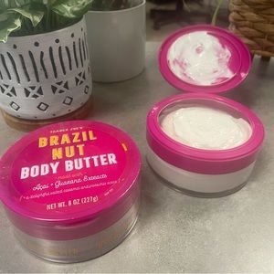 2 (TWO) Trader Joe's Brazil Nut Body Butter Tubs